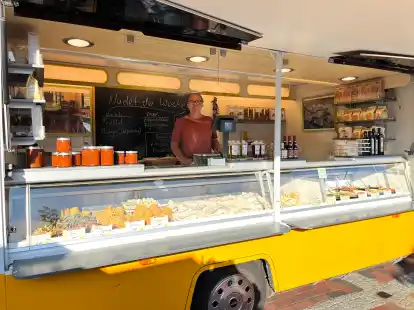 Selbstgemachte Nudeln und mehr gibt es nun auch auf dem Westersteder Wochenmarkt: &bdquo;Der Nudelladen Oldenburg&ldquo; ist freitags mit seinem Stand auf dem Albert-Post-Platz zu finden.