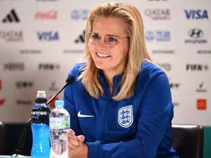 Cheftrainerin von England Fu&szlig;ballerinnen: Sarina Wiegman.