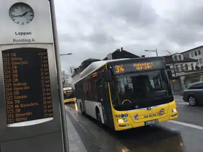 Fahren demn&auml;chst seltener: die Busse der VWG