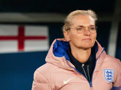 Die Cheftrainerin der englischen Frauen-Nationalmannschaft: Sarina Wiegman.