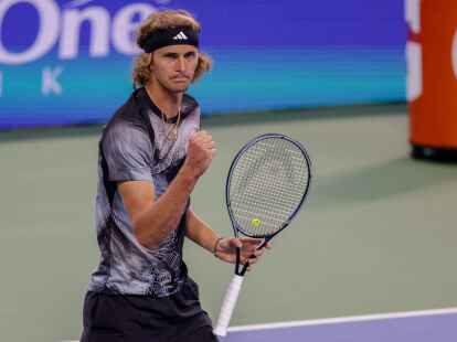 Alexander Zverev trifft im Halbfinale von Cincinnati auf Novak Djokovic.