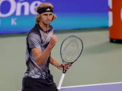 Alexander Zverev trifft im Halbfinale von Cincinnati auf Novak Djokovic.