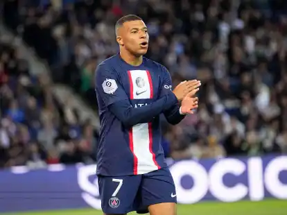 Kylian Mbapp&eacute; erzielte nach seiner Einwechslung das 1:0 f&uuml;r PSG.