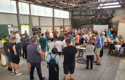 Die Preisverleihung beim YCU Oldersum. Bild: YCU