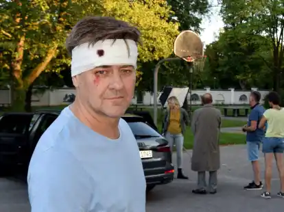 Marcus Mittermeier als Kriminaloberkommissar Harald Neuhauser beim Dreh zum 20. Film der ZDF-Krimireihe &laquo;M&uuml;nchen Mord&raquo;.