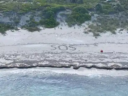 &laquo;SOS&raquo;: Ein 64-j&auml;hriger Mann war drei Tage lang auf einer Insel in den Bahamas gestrandet.
