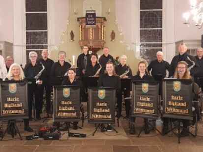 Die Harle Bigband gastiert am Samstag in Sengwarden.
