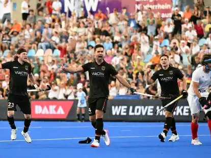 Steht mit seiner Mannschaft im Halbfinale:&nbsp;Lukas Windfeder (m).