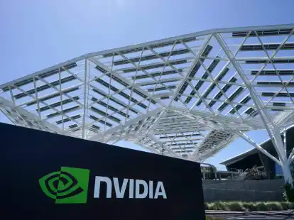 Das Nvidia-B&uuml;rogeb&auml;ude in Santa Clara.