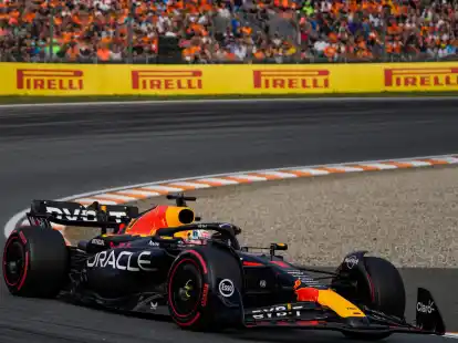 Will auf die Pole Position bei seinem Heimrennen fahren. Formel-1-Pilot Max Verstappen.