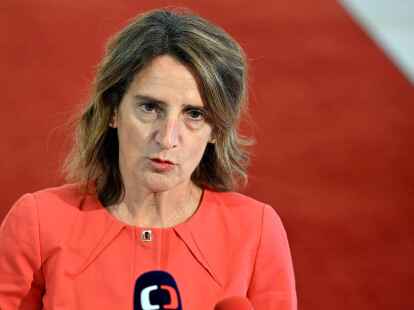 Spaniens gesch&auml;ftsf&uuml;hrende Vize-Regierungschefin und Ministerin f&uuml;r den &ouml;kologischen Wandel, Teresa Ribera