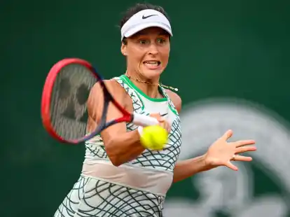 Tatjana Maria in Aktion.