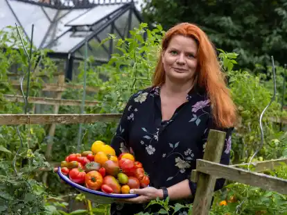 In Birgit Arndts Garten wachsen weit &uuml;ber 100 verschiedene Tomatensorten.