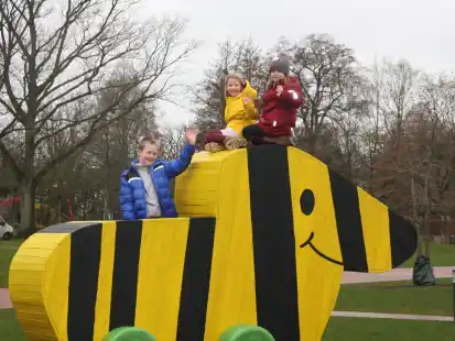 Mit Mitteln des Programms &bdquo;Perspektive Innenstadt&ldquo; finanziert: der Janosch-Spielplatz in Bad Zwischenahn (Ammerland)