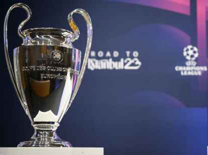 Der Champions-League-Pokal wird am 1. Juni 2024 in London ausgespielt.