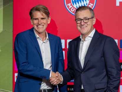 Vorstandsboss und Sportdirektor:&nbsp;Jan-Christian Dreesen (r), und Christoph Freund.