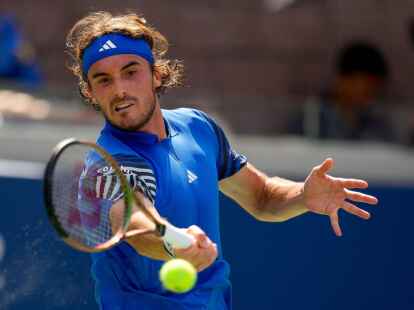 Stefanos Tsitsipas musste sich dem Schweizer Dominic Stricker geschlagen geben.