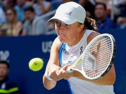 Iga Swiatek gewann in der zweiten Runde gegen Daria Saville.