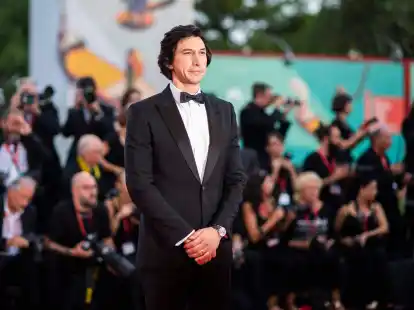 US-Schauspieler Adam Driver wird zur Premiere von &laquo;Ferrari&raquo; in&nbsp;Venedig erwartet.