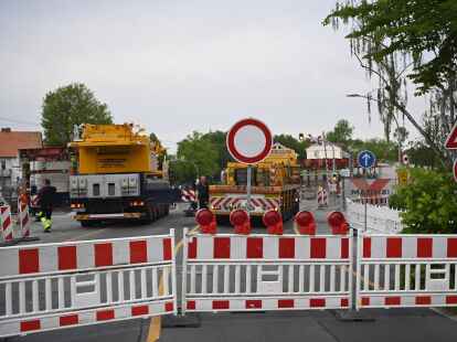 Kennt man schon in Oldenburg: Die Alexanderstra&szlig;e wird im Bereich des Bahn&uuml;bergangs gesperrt.