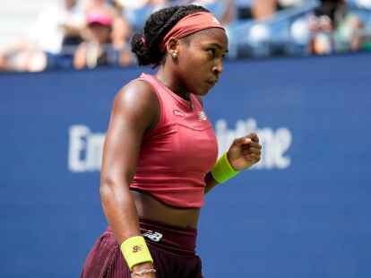 Coco Gauff hat bei den US Open das Achtelfinale erreicht.