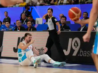 Besch&auml;ftigt schon im Vorfeld die deutschen Basketball: Sloweniens Superstar Luka Doncic.