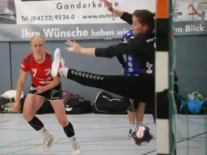 Geh&ouml;rte beim Heimsieg gegen Tostedt zu den besten Werferinnen: Jasmin Jarocki von der HSG Hude/Falkenburg