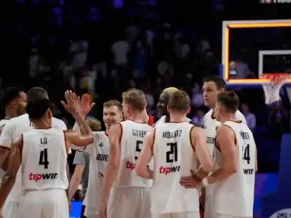 Auch gegen Lettland m&ouml;chte das DBB-Team einen Sieg feiern.