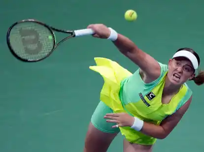 Steht in New York in der Runde der besten Acht: Jelena Ostapenko.