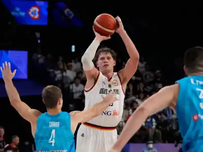 Reist mit jeder Menge Selbstvertrauen nach Manila: DBB-Forward Moritz Wagner (M).