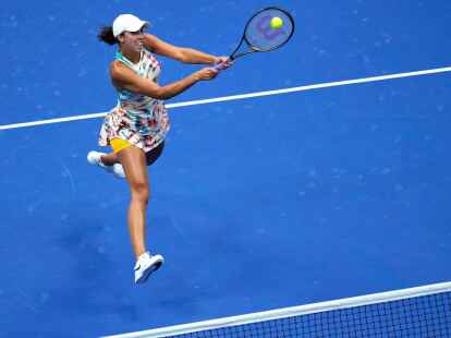 Madison Keys setzte sich im Achtelfinale gegen Jessica Pegula durch.