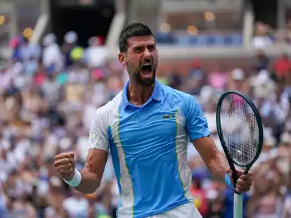 Steht bei den US Open im Halbfinale:&nbsp;Novak Djokovic.