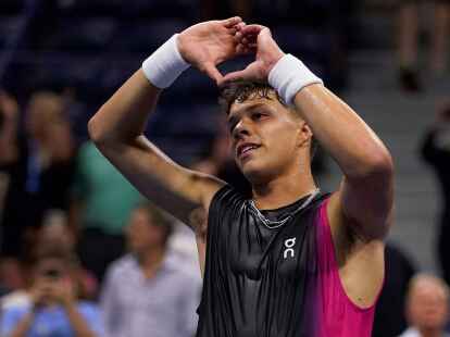 Ben Shelton muss nun gegen Turnierfavorit Novak Djokovic antreten.