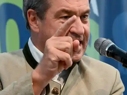 Bayerns Ministerpr&auml;sident Markus S&ouml;der fordert einen Wandel der deutschen Migrationspolitik - und will &laquo;unkontrollierte Zuwanderung&raquo; stoppen.