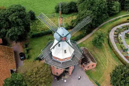 Die Ebkenssche Windmühle ist nach ihrer Sanierung am „Tag des offenen Denkmals“ für Besucher geöffnet.
