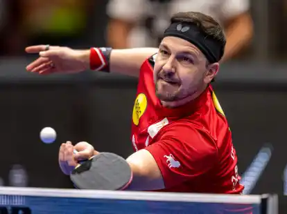 Timo Boll erlebte gegen Polen einen wechselhaften Abend.