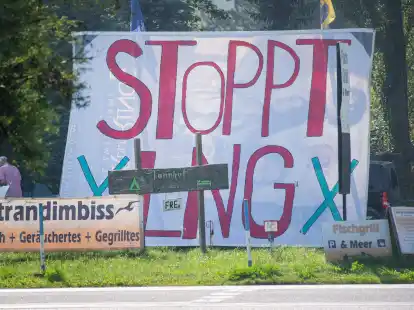 Gegen das geplante R&uuml;gener Fl&uuml;ssigerdgas (LNG)-Terminal regt sich Kritik der Inselbewohner.