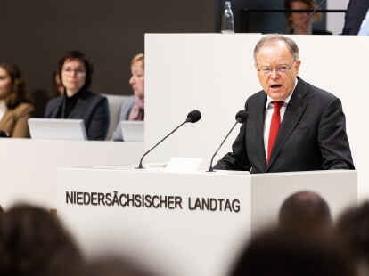 Stellt sich den Fragen der Opposition im Landtag: Ministerpr&auml;sident Stephan Weil (SPD)