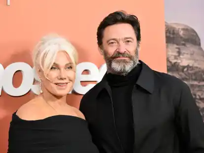 Hugh Jackman und Deborra-Lee Furness Jackman in New York.
