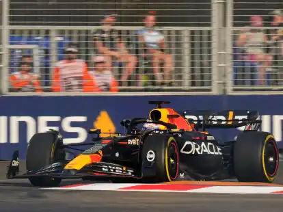 Kommt in Singapur noch nicht in Fahrt: Max Verstappen.
