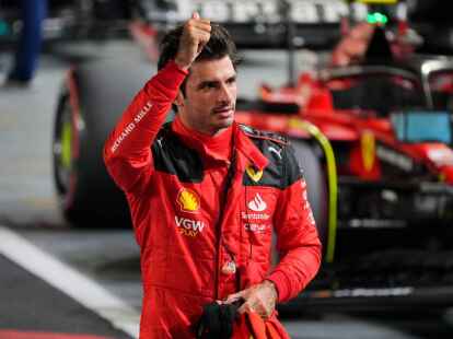 Der Spanier Carlos Sainz hat sich f&uuml;r das Rennen viel vorgenommen.