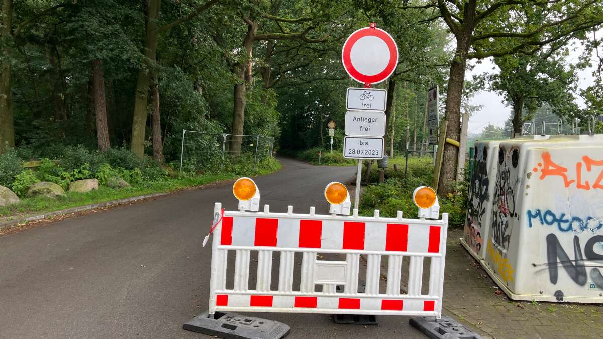 VerkehrsÄrger in Oldenburg Gesperrte Alexanderstraße macht Bahnweg zur Gefahrenzone