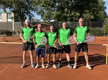 Die Ü30-Tennis-Mannschaft des RSV Emden.