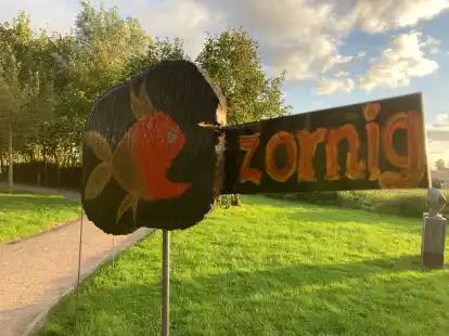 Emotionen zeigen ist gesund: Freyas Fisch darf zornig sein.