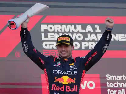 F&uuml;r Max Verstappen ist es der 13. Saisonsieg.