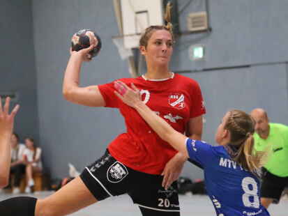 Warf sieben Tore f&uuml;r die HSG Hude/Falkenburg: Michaela Stahlkopf