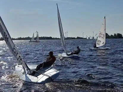 Trotz suboptimalen Bedingungen zeigten die ostfriesischen Einhandsegler starke Leistungen.