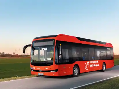 Norden k&ouml;nnte f&uuml;r ein Stadtbussystem E-Busse &ndash; &auml;hnlich diesem Modell &ndash; nutzen. Doch die Politik ist skeptisch &ndash; nicht nur wegen der Kosten.