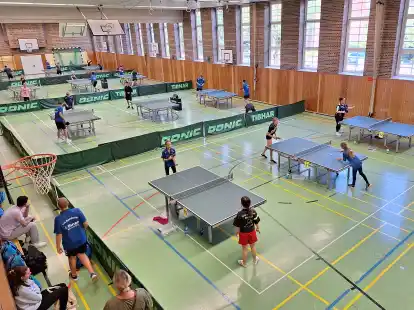 Schnelle Ballwechsel zeigte der Tischtennisnachwuchs im Rahmen der Kreisindividualmeisterschaften in Emden.