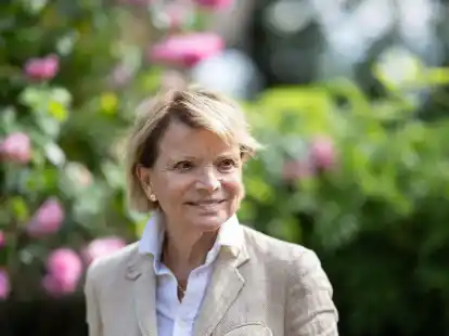 Schauspielerin Glas am Set des Kinofilms 